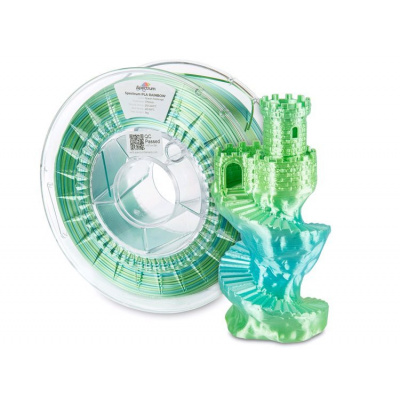 Spectrum 81018 3D filamento, PLA Silk Rainbow, 1,75mm, 1000g, Multicolore (Ocean melange)
