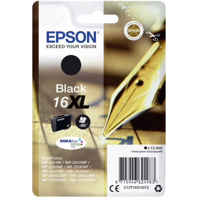 Epson 16XL C13T16314012 nero (black) cartuccia originale
