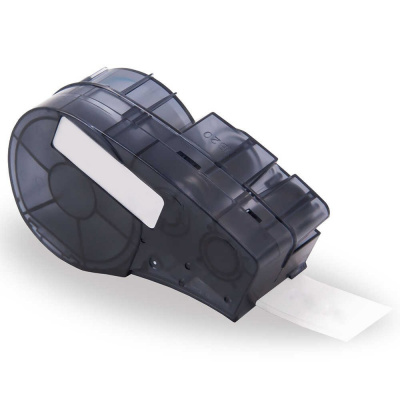 Brady MC-500-595-RD-BK, samoadesiva, 12.70 mm x 7.62 m, testo nera / sfondo rosso, nastro compatibile