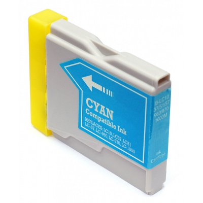Brother LC-970 / LC-1000C ciano (cyan) cartuccia compatibile