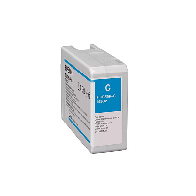 Epson SJIC55-C C13T58C240 per ColorWorks, cartuccia originale ciano (cyan)