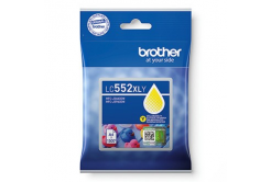 Brother originální ink LC552XLY, yellow, 1500str.