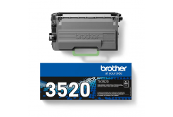 Brother TN-3520 nero (black) toner originale
