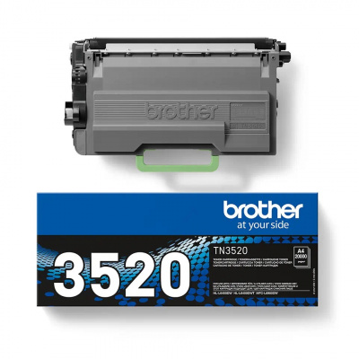Brother TN-3520 nero (black) toner originale