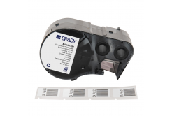 Brady M5-156-492 / 170892, 22.86 mm, Polyester, testo nera / sfondo bianco