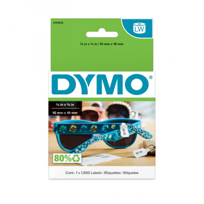 Dymo 2191635, 54mm x 11mm, 1500pz, cartellini dei prezzi per i gioielli