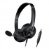 Genius HS-235U sluchátka s mikrofonem, drátová, černá