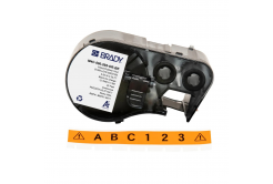 Brady M4C-500-595-OR-BK / 170816, 12.70 mm x 7.62 m, Vinile, testo nero / sfondo arancione