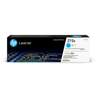 HP 219A W2191A ciano (cyan) toner originale
