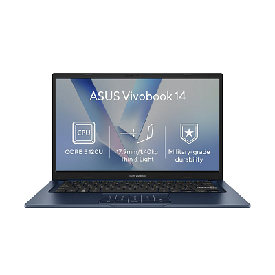 ASUS Vivobook 14/X1404VA-EB2277WZ/5-120U/14"/FHD/8GB/512GB/Intel int/W11H/Blu/2R