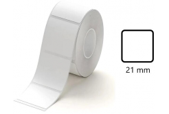 Niimbot A2A18348301, 21x21mm, 300pz, bianco etichette autoadesive