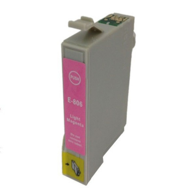 Epson T0806 magenta chiaro (light magenta) cartuccia compatibile