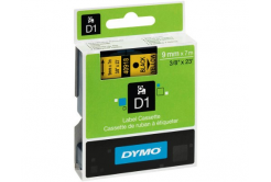 Dymo D1 40918, S0720730, 9 mm x 7 m, testo nera / sfondo giallo, nastro originale