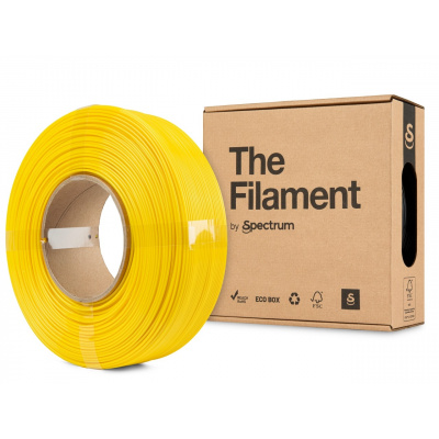 "The Filament" by Spectrum TF-24250, ReFill, PETG Lite, 1,75mm, 1000g, Giallo (Yellow)