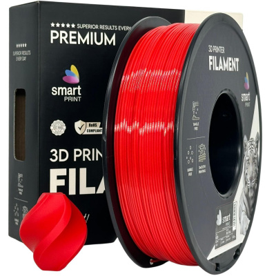 Smart Print FG-S15-E1, 3D filamento, HS-PLA, 1,75mm, 1000g, Rosso (Red)