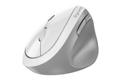 Mouse wireless, Genius Ergo 8350S, bianco, ottico, 2400DPI