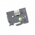 Nastro compatibile con Brother TZ-MQL35/TZe-MQL35, 12mm x 5m, testo bianco / chiaro sfondo grigio