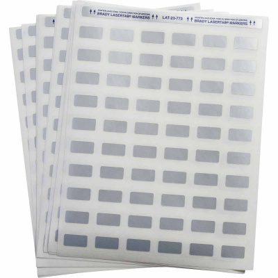 Brady LAT-23-773-2.5 / 029756, LaserTab Laser Printable Labels, 25.40 mm x 12.70 mm