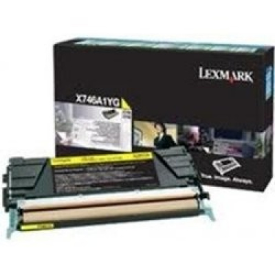 Lexmark X746A1YG giallo (yellow) toner originale