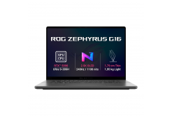 ASUS ROG Zephyrus G16/GU606AX-TB070Z/U9-386H/16"/2560x1600/64GB/1TB/RTX 5090/senza OS/Gray/2R