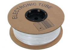 Tubo rotondo per marcatura in PVC BA-25, 2,5 mm, 200 m, bianco