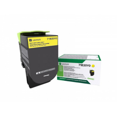 Lexmark 71B20Y0 giallo (yellow) toner originale