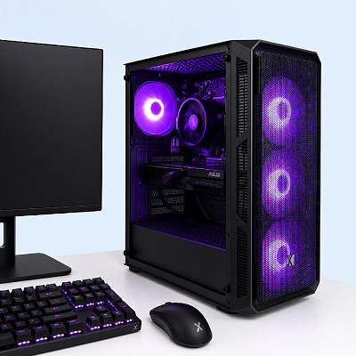 HERNÍ SET - PC, MONITOR, KLÁVESNICE, MYŠ - I.