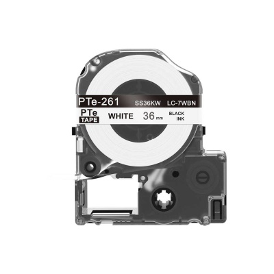 Epson LC-7WBN, SS36KW, 36mm x 8m, testo nera / sfondo bianco, nastro compatibile