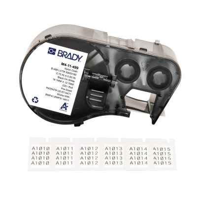 Brady M4-11-499 / 170796, 19.05 mm, Nylon, testo nera / sfondo bianco
