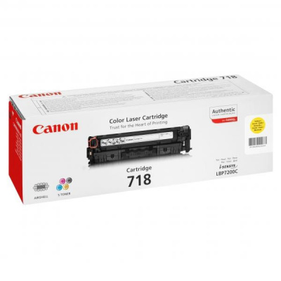 Canon CRG-718 giallo (yellow) toner originale