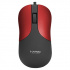 Marvo Mouse DMS002RD, 1200DPI, ottico, 3sp\., wired USB, nero- rosso, ufficio