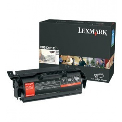 Lexmark X654H21E nero (black) toner originale