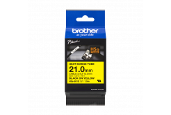 Brother HSe-651E Pro Tape, 21 mm x 1.5 m, testo nera / nastro giallo , nastro originale