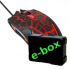 E-blue Mouse Cobra EMS624BKCA-IU, 2500DPI, ottica, 6sp\., wired USB, nero-rosso, gaming, e-box