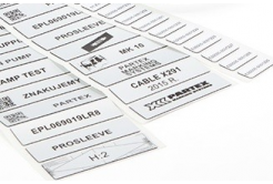 Partex EPL048019LR8C 48x19mm, argento 1250pz, EPL etichetta del pannello