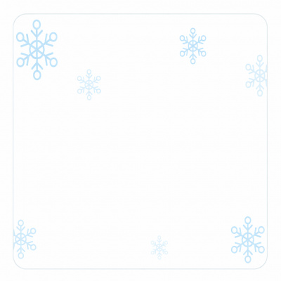 Niimbot A2A78691401, 45x30mm, 230pz, fiocchi di neve, colorato etichette autoadesive