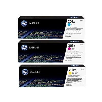 HP 201X, CF253XM ciano/magenta/giallo (cyan/magenta/yellow) toner originale