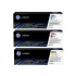 HP 201X, CF253XM ciano/magenta/giallo (cyan/magenta/yellow) toner originale