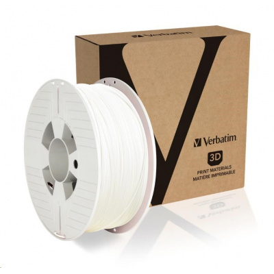Verbatim 55315 3D filamento, PLA, 1,75mm, 1000g, 335m, Bianco (White)