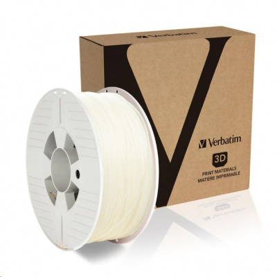 Verbatim 55317 3D filamento, PLA, 1,75mm, 1000g, 335m, Naturale trasparente (Transparent natural)