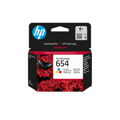 HP 654 7FP38UE colore (color) cartuccia originale