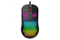 Marvo Mouse G925, 12000DPI, ottico, 7sp\., wired USB, nero, gaming, retroilluminato