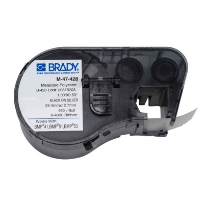 Brady M-47-428 / 131602, etichette 25.40 mm x 12.70 mm