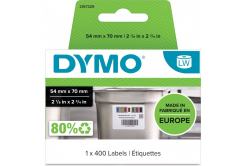 Dymo 2187329, 54mm x 70mm, 400pz, etichette bianche rimovibili per il controllo degli alimenti