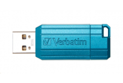 Verbatim 49068 Flash Drive Hi-Speed Store 'n' Go, 16GB, Pinstripe, USB 2.0, Blu caraibico