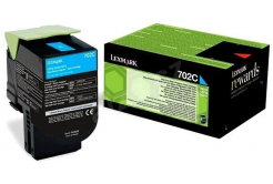 Lexmark 70C20C0 ciano (cyan) toner originale