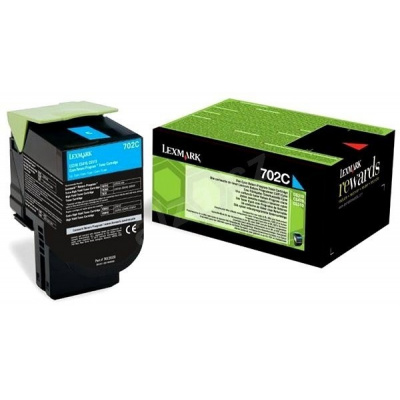 Lexmark 70C20C0 ciano (cyan) toner originale