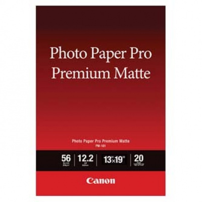 Canon Photo paper premium opaco 8657B007, 210 g/m2, 13x19", A3+, 20pz, opaco, getto d'inchiostro, bianco, carta fotografica