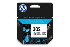 HP 302 F6U65AE colore (color) cartuccia originale
