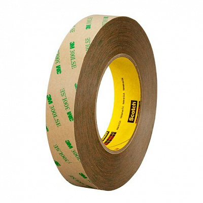3M 93020LE Nastro biadesivo con supporto in PET, trasparente, spessore 0,2 mm 25 mm x 55 m